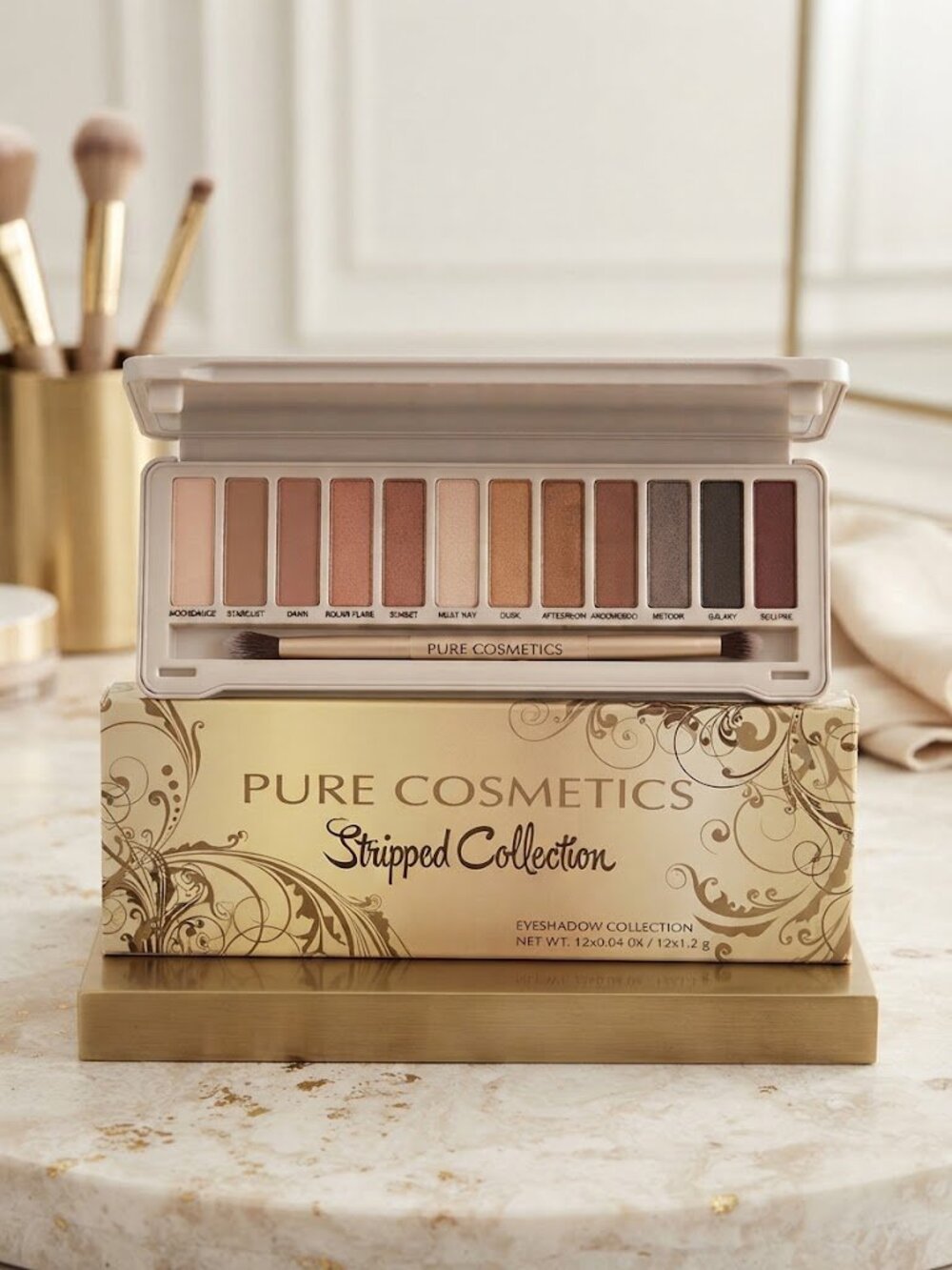 NWT Pure Cosmetics Stripped Collection Eyeshadow Palette
